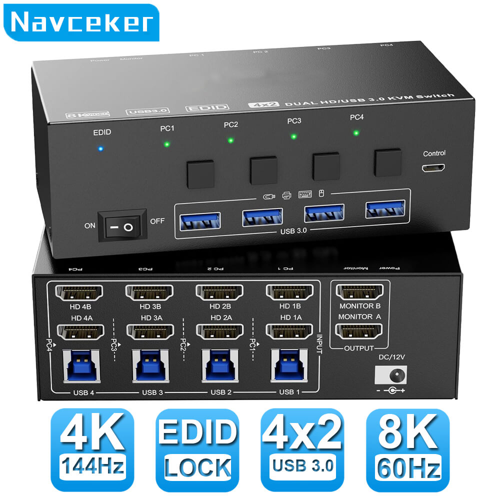 8K HDMI KVM Switch EDID