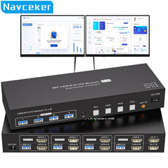 8K HDMI KVM Switch 4x2