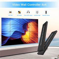 2x2 HDI Video Wall Processor, Ultra HD 4 Channel DVI TV Wall Video Controller, 180° Rotating... 2x2 HDI Video Wall Processor, Ultra HD 4 Channel DVI TV Wall Video Controller, 180° Rotating...