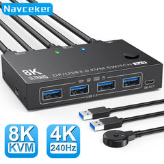 DP 2.1 KVM Switch 4K 240Hz