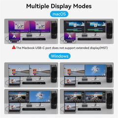 13-in-1 USB C HDMI DP Dock