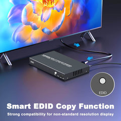 4K HDMI Splitter Extender 1x8