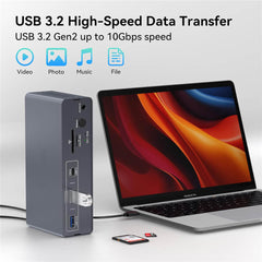 13-in-1 USB C HDMI DP Dock