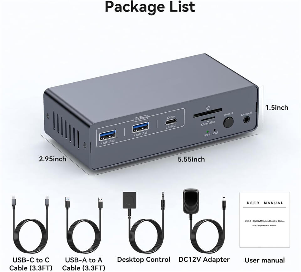 13-in-1 USB C HDMI Dock