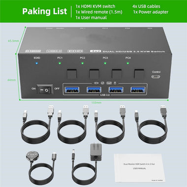 8K HDMI KVM Switch EDID