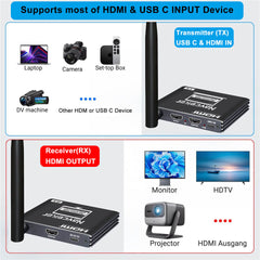 Wireless USB C HDMI Kit 100m