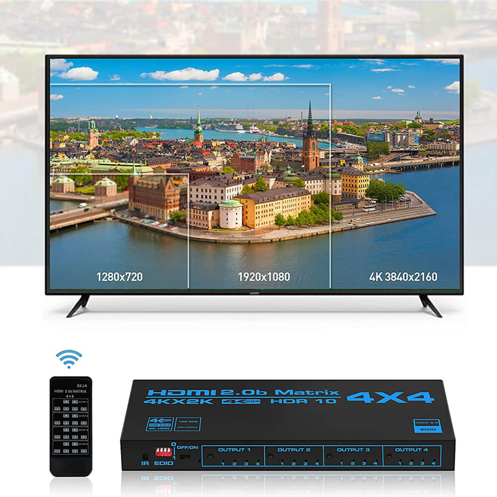4K HDMI Matrix 4x4 - Navceker Store