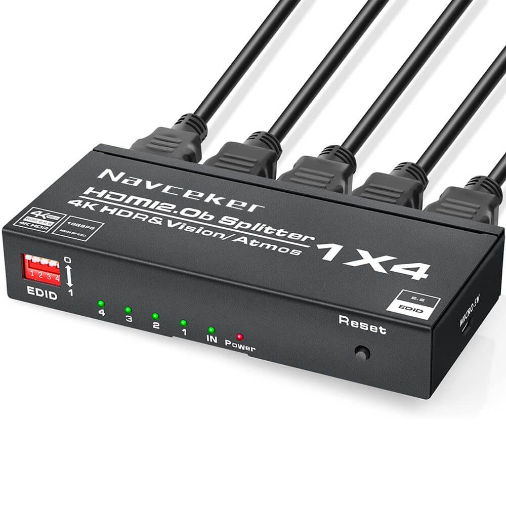 4K HDMI Splitter 1x4