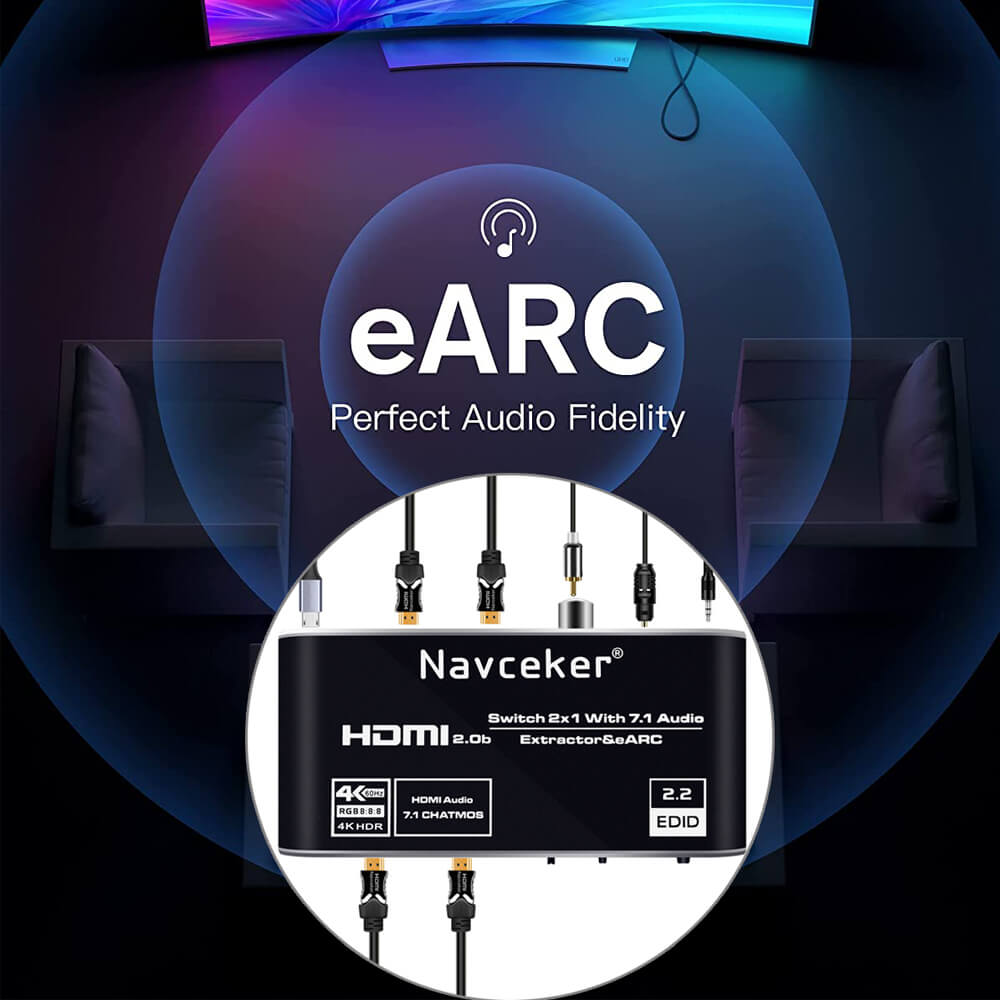 8K HDMI eARC Extractor