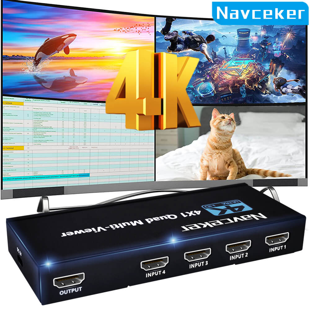 MULTIVIEWER HDMI 4x1 QUAD MULTIVIEWER HDMI SWITCHER 4 IN 1 OUT 1080P MULTIVIEWER HDMI 4x1 QUAD MULTIVIEWER HDMI SWITCHER 4 IN 1 OUT 1080P