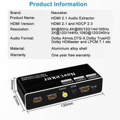 HDMI 2.1 Audio Extractor