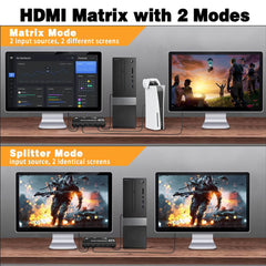 4K HDMI Matrix 4x2